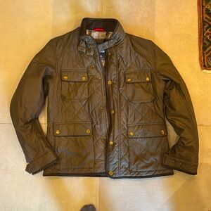 Barbour Men’s Puffer moto style jacket